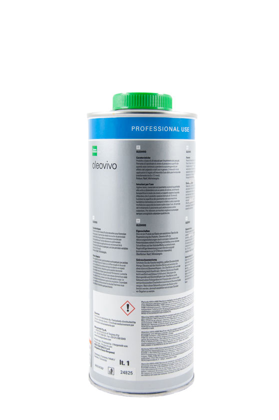 Listone Giordano Oleovivo Produktflasche Rückseite