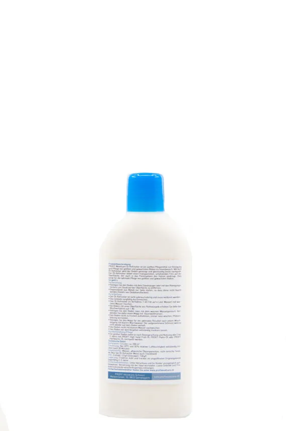 Proff Woodcare Öl Refresher Natur 200 ml Gebinde Rückseite