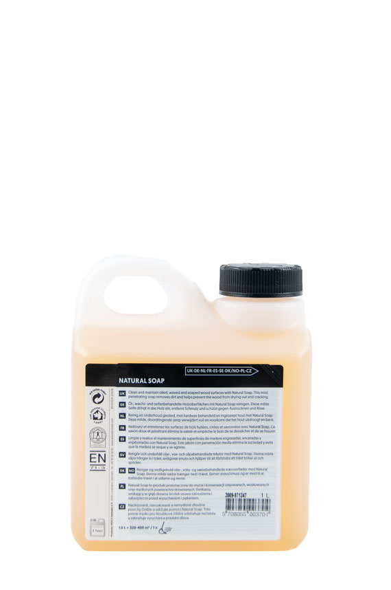 Woca HOLZBODENSEIFE NATURAL SOAP 1L Rückseite