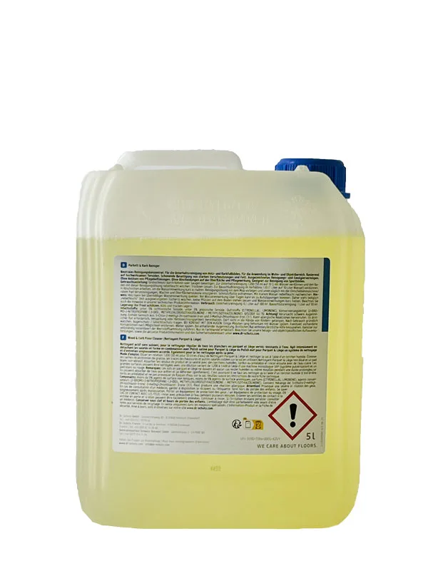 Dr. Schutz Parkett und Kork Reiniger 5 Liter Kanister Rückseite