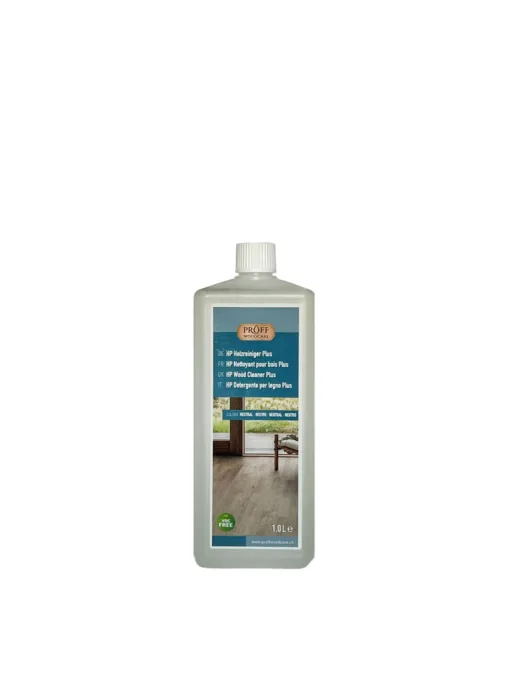 Proff Woodcare HOLZREINIGER PLUS PARKETT FLECKENENTFERNER 1 Liter ...