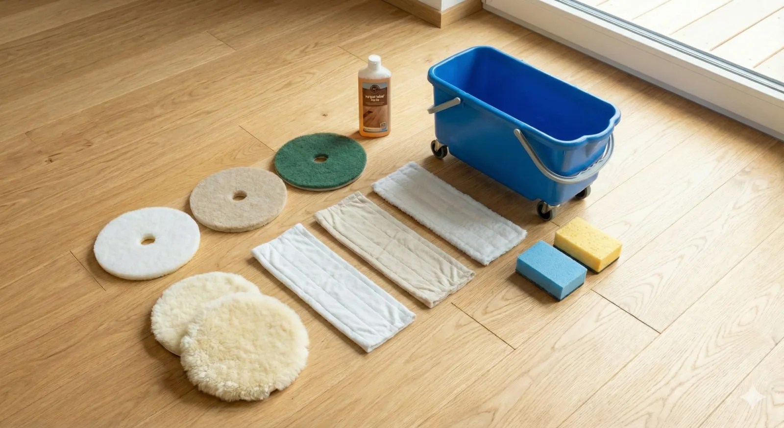 Zubehör für Parquetolino und manuelle Reinigung: Die richtige Ausrüstung für jeden Boden