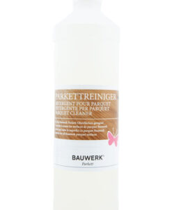 Bauwerk Parkettreiniger Produktflasche Frontansicht